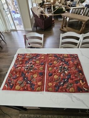 NWOT Pair of Pottery Barn Mazie Suzani Quilted Shams